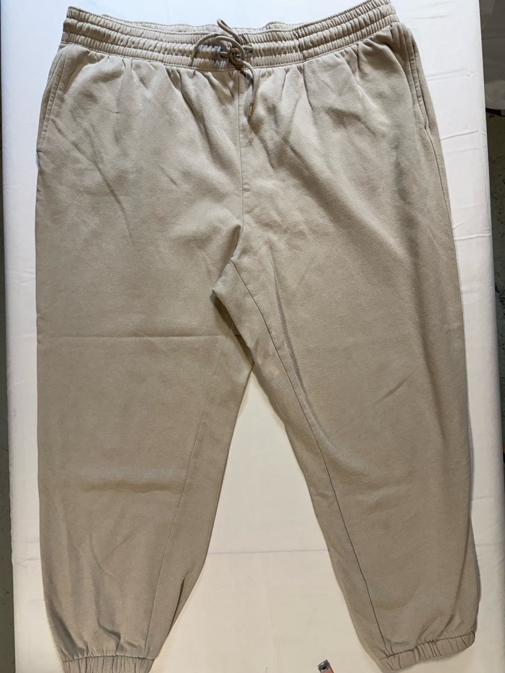H&M Beige Fleece Lined Jogger Sweatpants XXL Neutral Lounge Pants